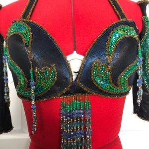 Black/blue Joharah Bellydance Cabaret Costume